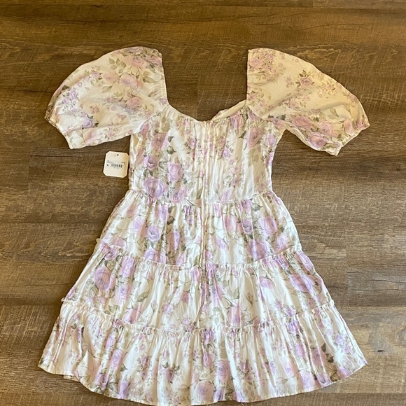 NWT Altar’d State Lavender Floral Dress Size Small - Picture 7 of 8